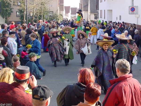 Fasching 2003 in Kapsweyer - Umzug - Kinderfasching