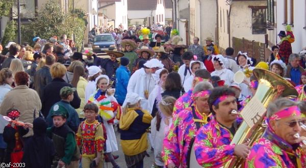 Fasching 2003 in Kapsweyer - Umzug - Kinderfasching