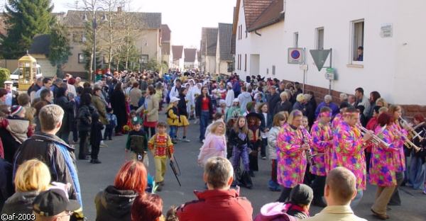 Fasching 2003 in Kapsweyer - Umzug - Kinderfasching