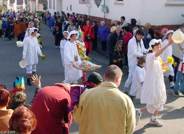 Fasching 2003 in Kapsweyer - Umzug - Kinderfasching