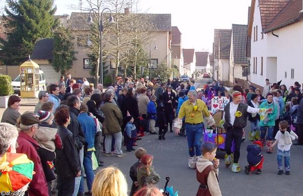 Fasching 2003 in Kapsweyer - Umzug - Kinderfasching