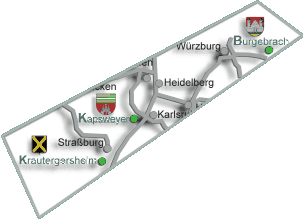 Kapsweyer, Burgebrach, Krautergersheim, mitten in Europa