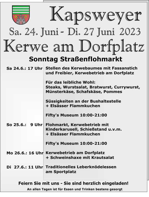 Kapsweyer ein Dorf in der Südpfalz